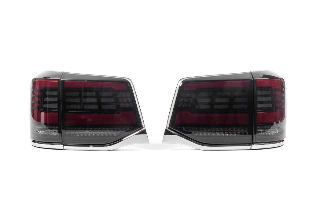 Задние фонари 2016-2021 1234 Upgrade для Toyota Land Cruiser 200 поликарбонат Красный