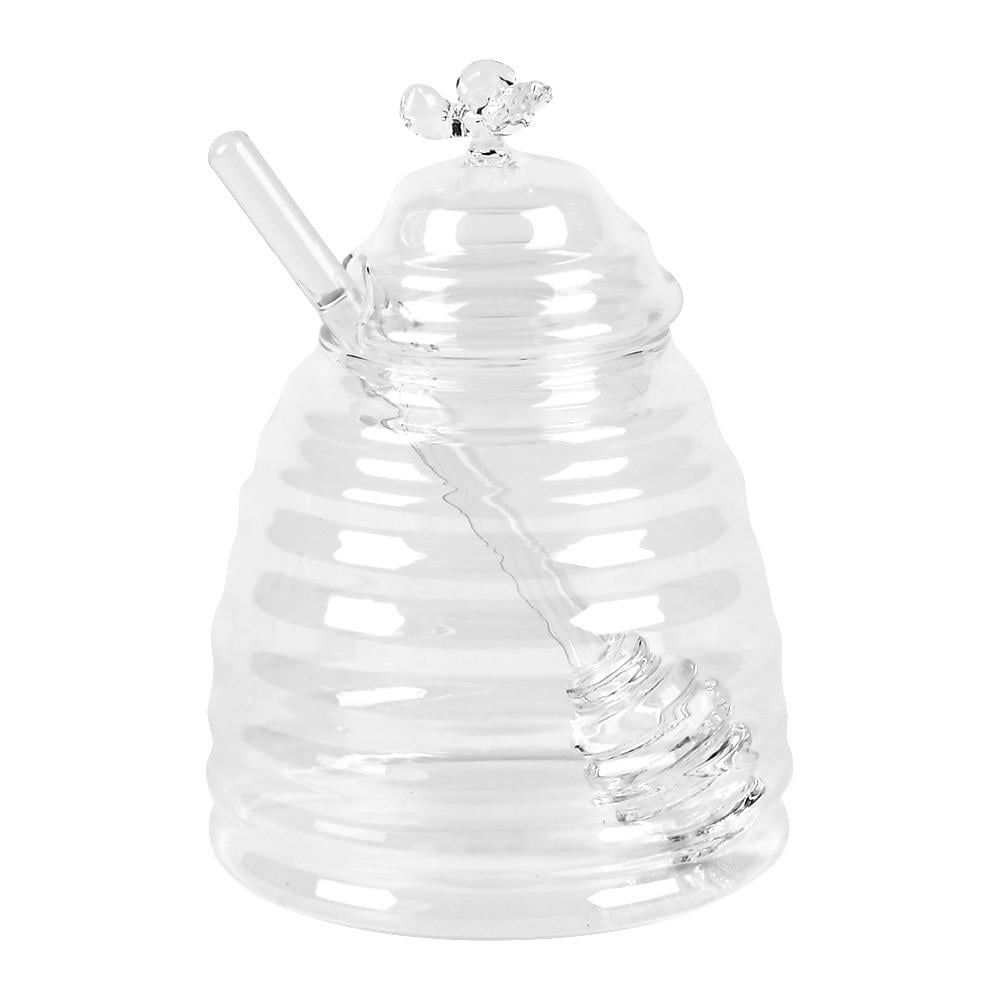 Банка для меда HOME с ложкой 10х13 см (R30171)