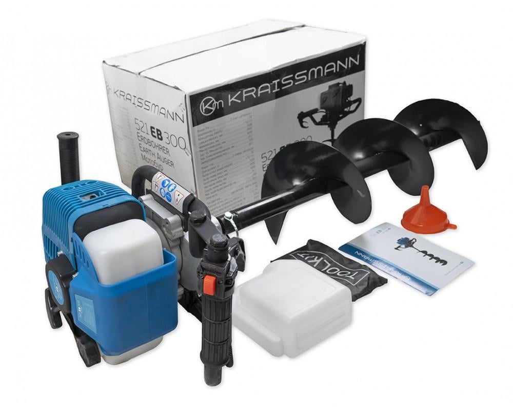 Мотобур KRAISSMANN 521 EB 300 без шнека в комплекте