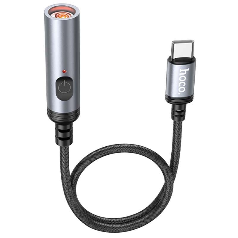 Запальничка Hoco UA30 Type-C Black (00000073151_1)