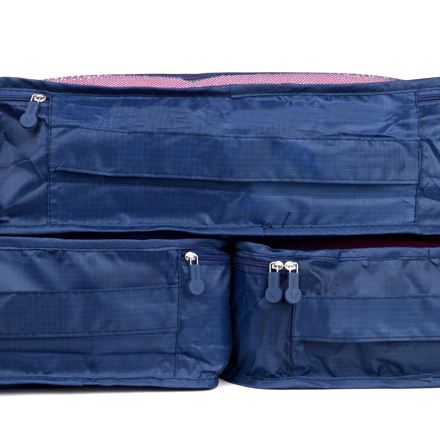 Набір органайзерів для подорожей та дому 6в1 нейлон водовідштовхувальний Синій (КДО-15-4) - фото 7 Набір органайзерів для подорожей та дому 6в1 нейлон водовідштовхувальний Синій (КДО-15-4) - фото 7