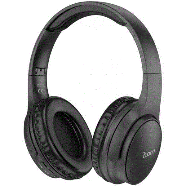 Наушники накладные Hoco Bluetooth W40 с микрофоном Черный (755742) - фото 1