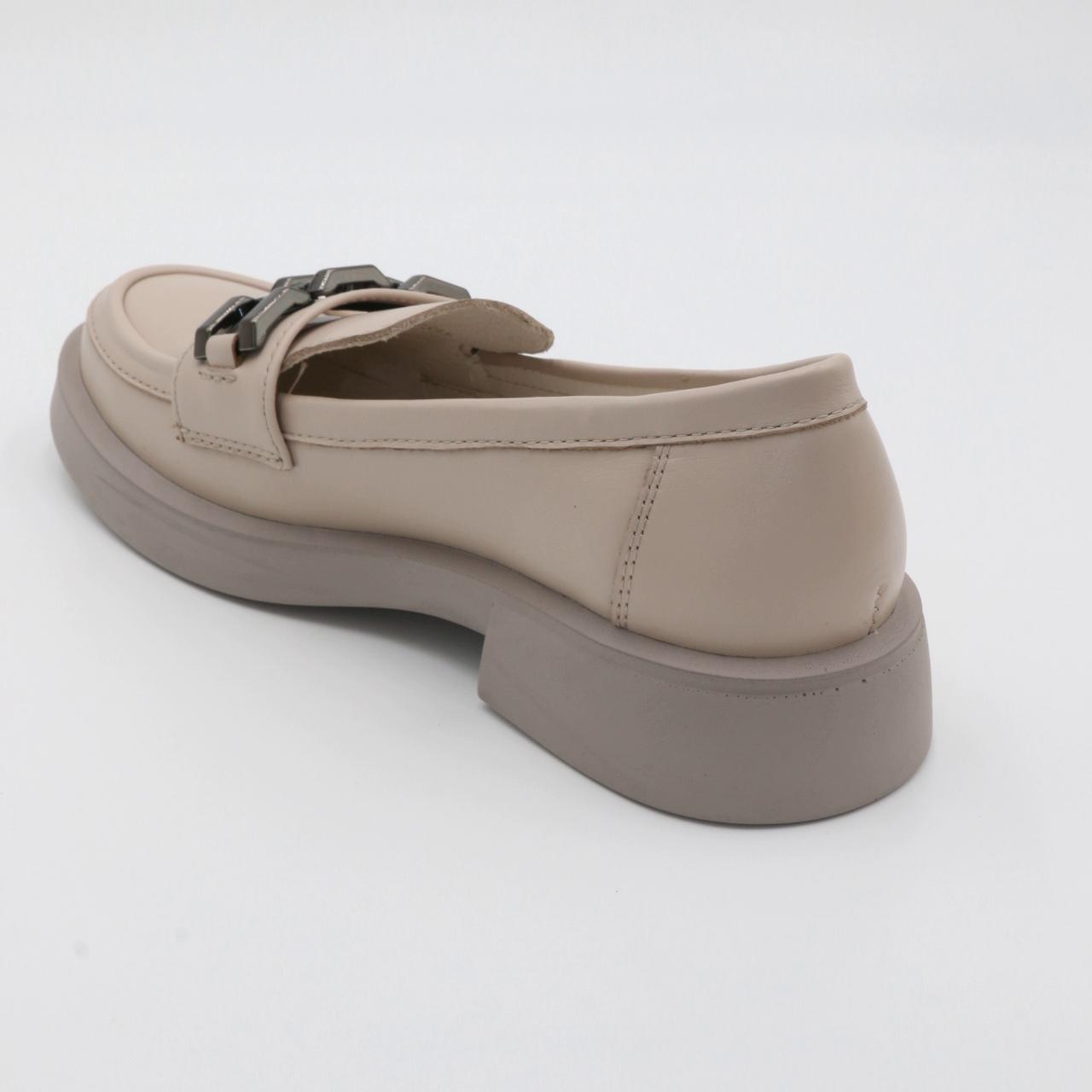 Туфли женские Ilona 100/144 лоферы кожаные р. 38 Бежевый (29676002) - фото 8 Туфли женские Ilona 100/144 лоферы кожаные р. 38 Бежевый (29676002) - фото 8