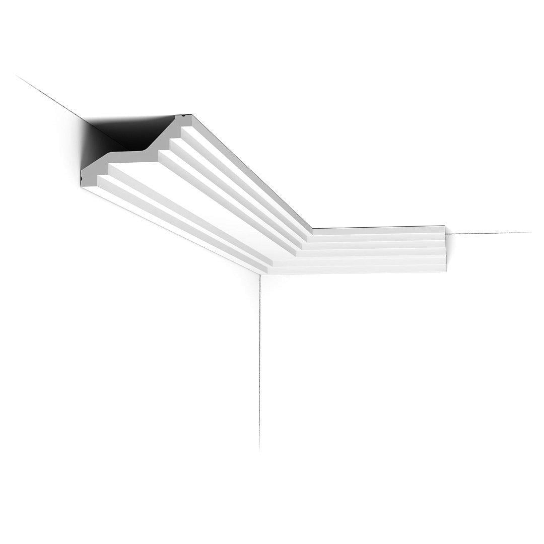 Карниз полиуретановый Orac Decor C400 жесткий 100х60x2000 мм (29018348)