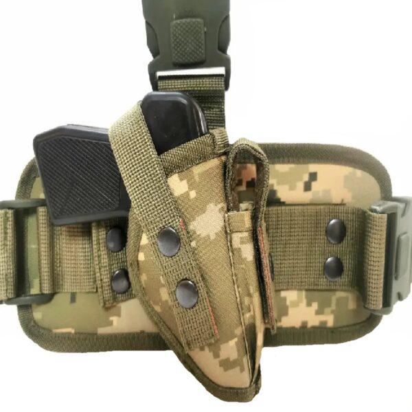 Кобура военная Kirasa на бедро для ПМ KI281 Пиксель (11066466) - фото 9 Кобура военная Kirasa на бедро для ПМ KI281 Пиксель (11066466) - фото 9