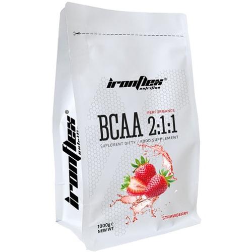 Аминокислота для спорта IronFlex BCAA Performance 2-1-1 1000 г 200 порций Strawberry