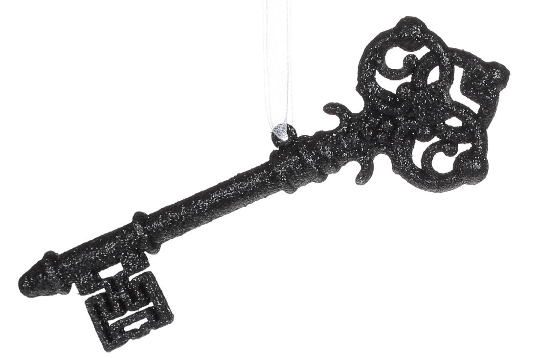 Елочное украшение Bonadi Ключик 14 см Черный (788-798)