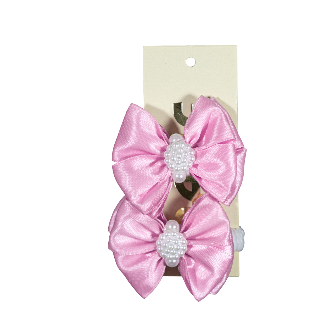 Детская резинка для волос ДАЙС 6 см 2 шт. Розовый (РР6-2)