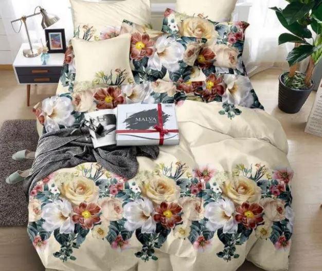 Комплект постільної білизни Мальва Бязь двоспальний 180x220 см 70х70 см/2 шт. (Н0813)