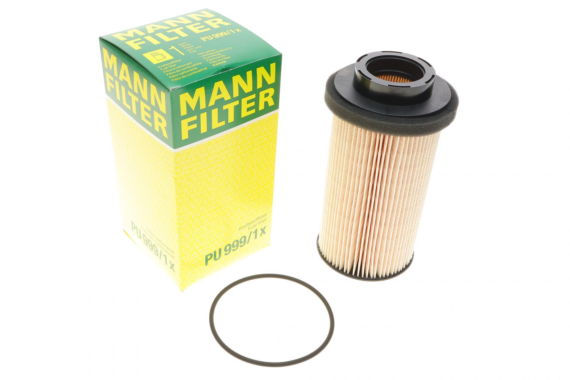 Фільтр паливний Mann-Filter для MB Actros/Atego 12,0D-16,0D 96- OM541/542/457 (PU 999/1 X)