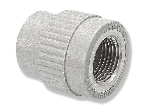 Переход с металлической внутренней резьбой Wavin Ekoplastic 20 мм Rp-3/4 (SZI02025XX)