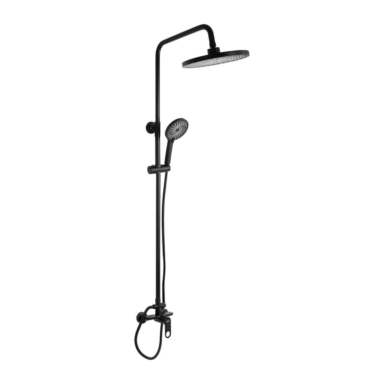 Душевая система для душа Qtap Jay на два потребителя Black Matt (QTJAY110BLM45550) Душевая система для душа Qtap Jay на два потребителя Black Matt (QTJAY110BLM45550)