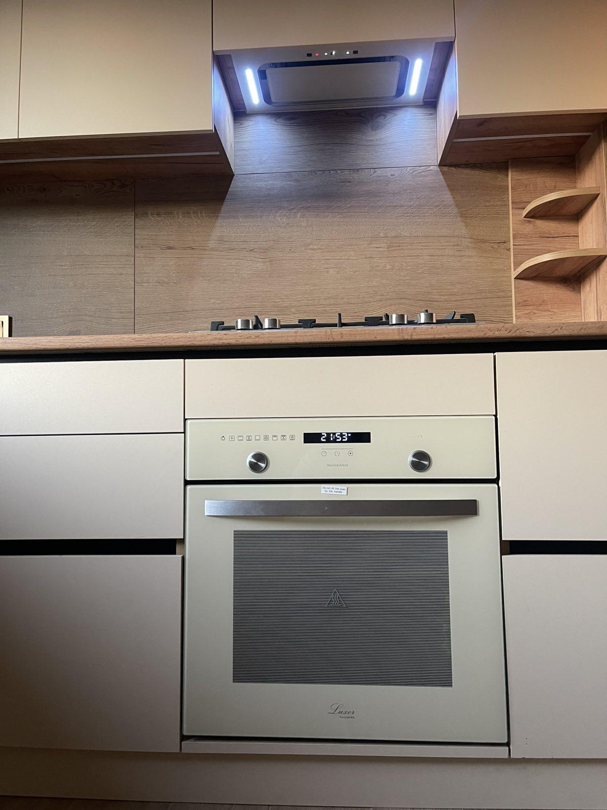 Варильна поверхня газова Luxor RG 650 Rustik Champagne SS з підставкою для Wok - фото 9