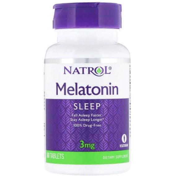 Мелатонін для сну Natrol Melatonin 3 мг 60 Tabs (NTL-00510)