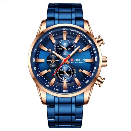 Наручний годинник Curren 8351 Blue-Cuprum (1999)