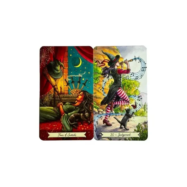 Подарочный набор Ежедневное Таро Ведьм книга и карты 78 шт. - фото 6