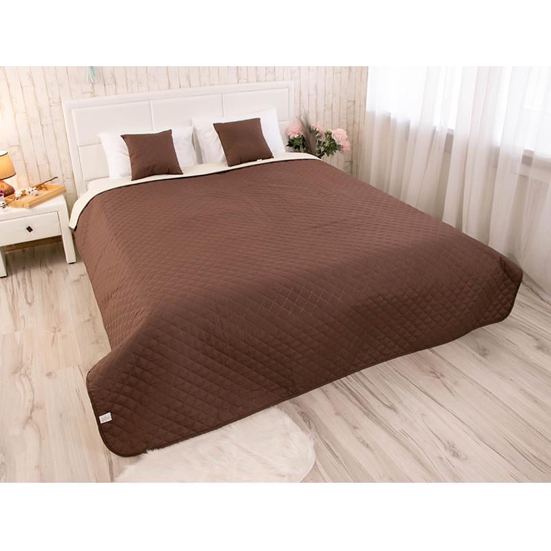 Покривало двостороннє Руно 212x240 см Блакитний (28092647) - фото 5 Покривало двостороннє Руно 212x240 см Блакитний (28092647) - фото 5