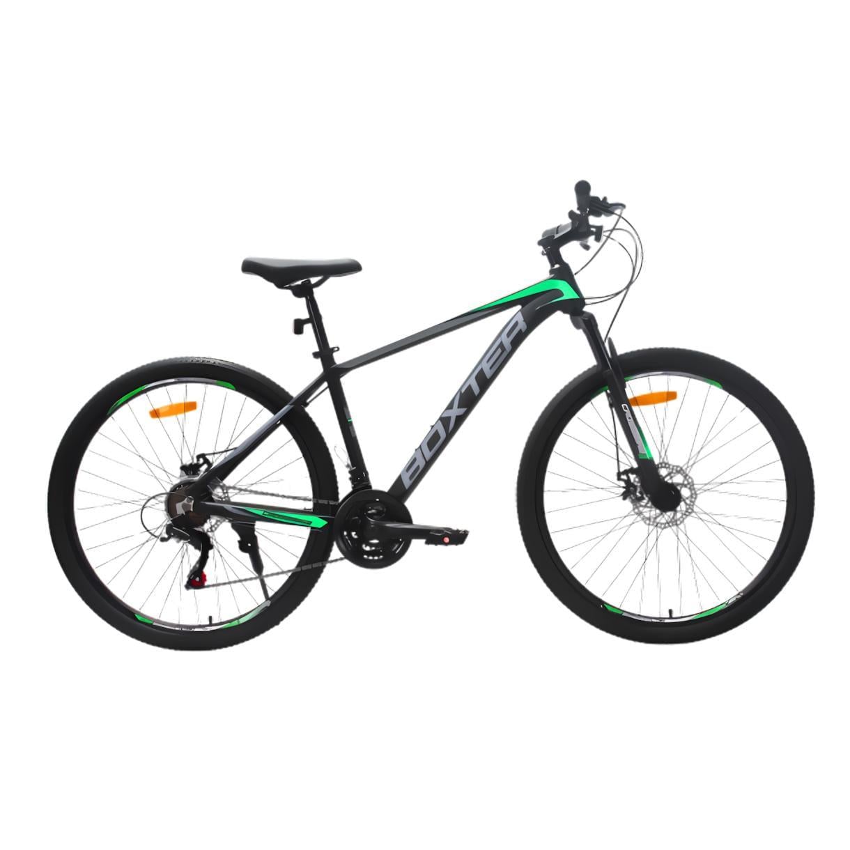 Велосипед CrossBike BOXTER 29" 19" Чорний/Зелений (206)