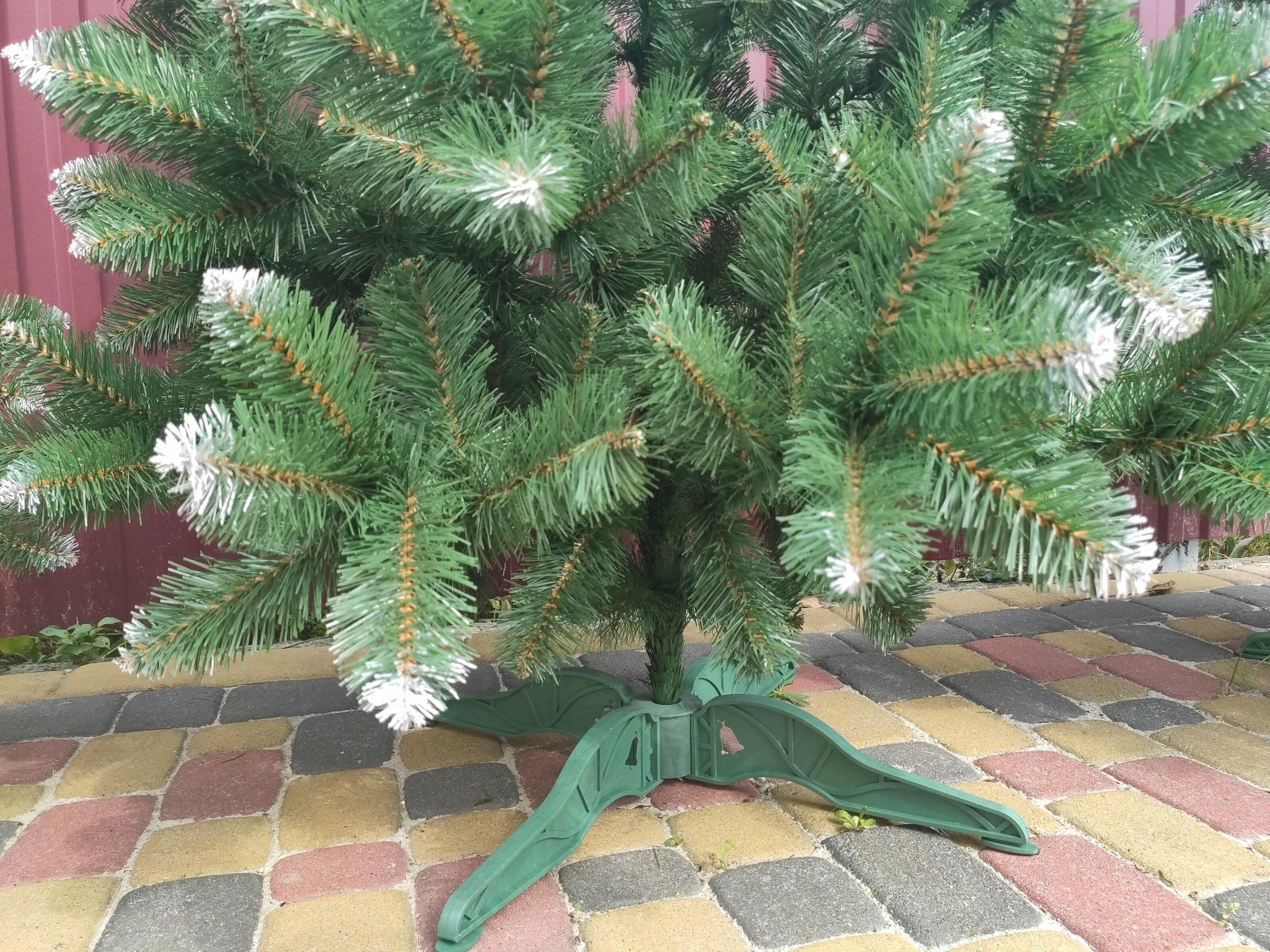 Ялинка штучна Хатинка Снігова Королева із засніженими кінчиками та металевою підставкою 3,00 м Зелений (С.К-300) - фото 4 Ялинка штучна Хатинка Снігова Королева із засніженими кінчиками та металевою підставкою 3,00 м Зелений (С.К-300) - фото 4