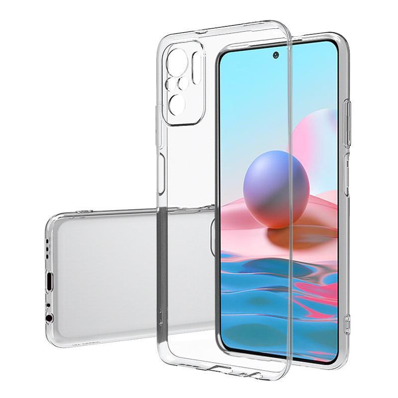 Противоударный TPU чехол Epic Transparent 1,5mm Full Camera для Xiaomi Redmi Note 10 Pro / 10 Pro Max Бесцветный (прозрачный)