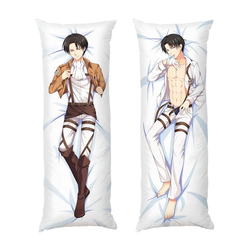 Подушка дакимакура Attack on Titan Eren Yeager 2 габардин 180х60 см