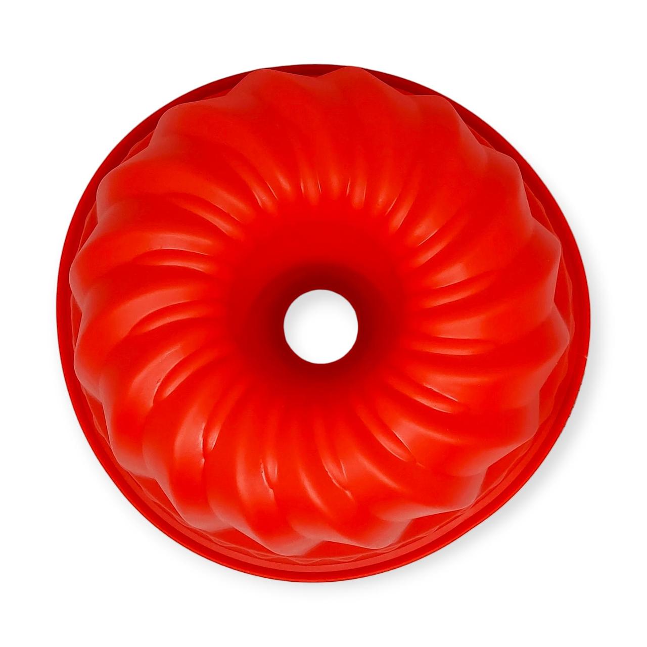 Силиконовая форма Profsil Кекс с втулкой D 23,2 см Красный (204703-чер) - фото 3 Силиконовая форма Profsil Кекс с втулкой D 23,2 см Красный (204703-чер) - фото 3