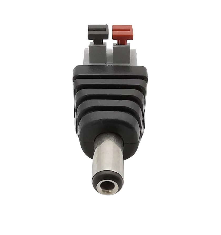 Конектор для світлодіодної стрічки тато із затискачами 5,5 мм (28548)