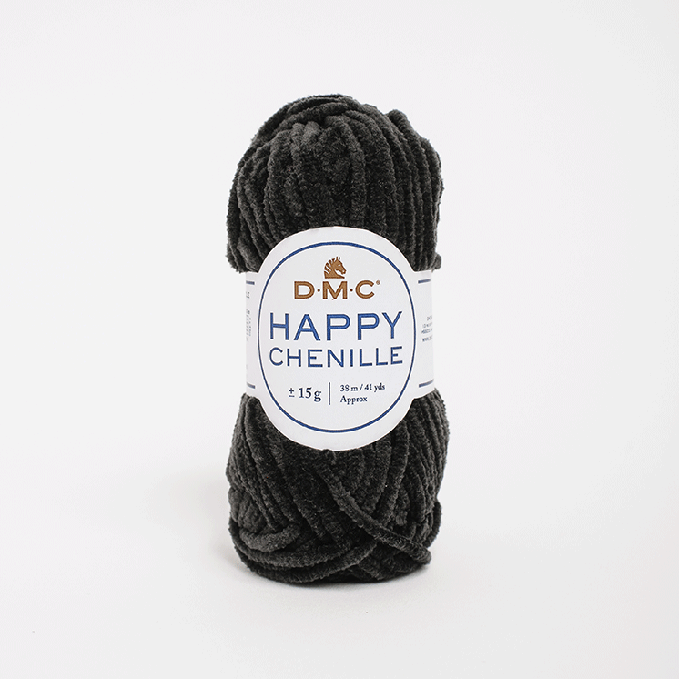 Пряжа велюровая DMC Happy Chenille 22 черный (2591) Пряжа велюровая DMC Happy Chenille 22 черный (2591)