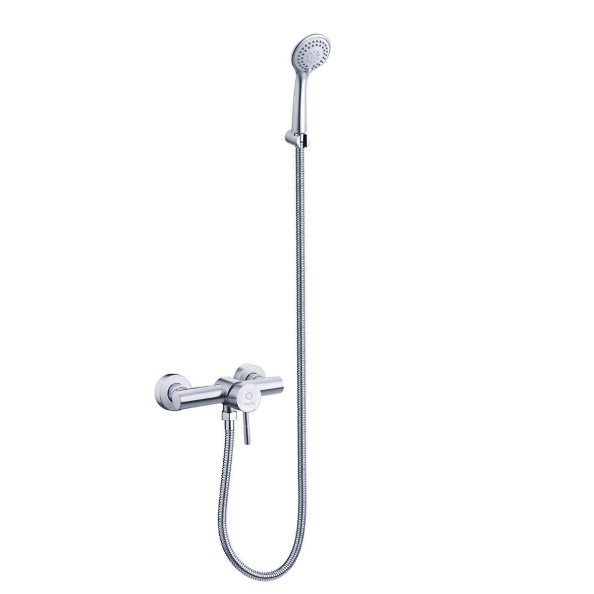 Змішувач Perla OCELI з лійкою для душу одноважільний нержавіча сталь (PSS205) Змішувач Perla OCELI з лійкою для душу одноважільний нержавіча сталь (PSS205)