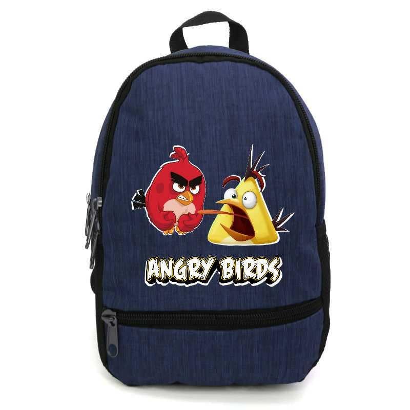 Школьный рюкзак подростковый Cappuccino Toys с принтом Angry Birds ANG-005 12,5 л Синий (2133990341)