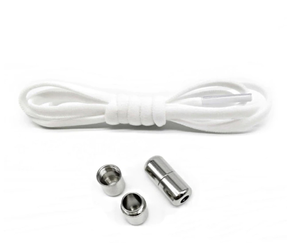 Шнурки еластичні без зав'язування 5351 Білий (4215263)