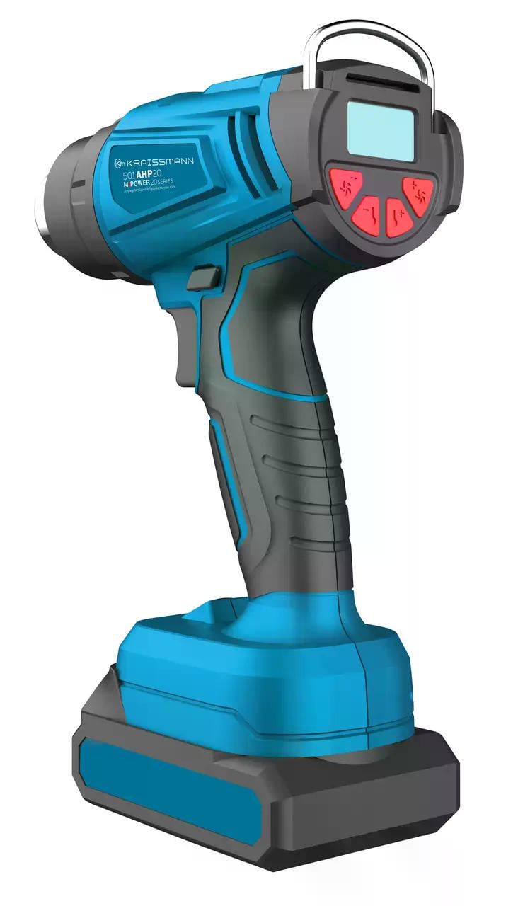 Фен акумуляторний KRAISSMANN 501 AHP 20MP без акумулятора та ЗП (27583516) - фото 2