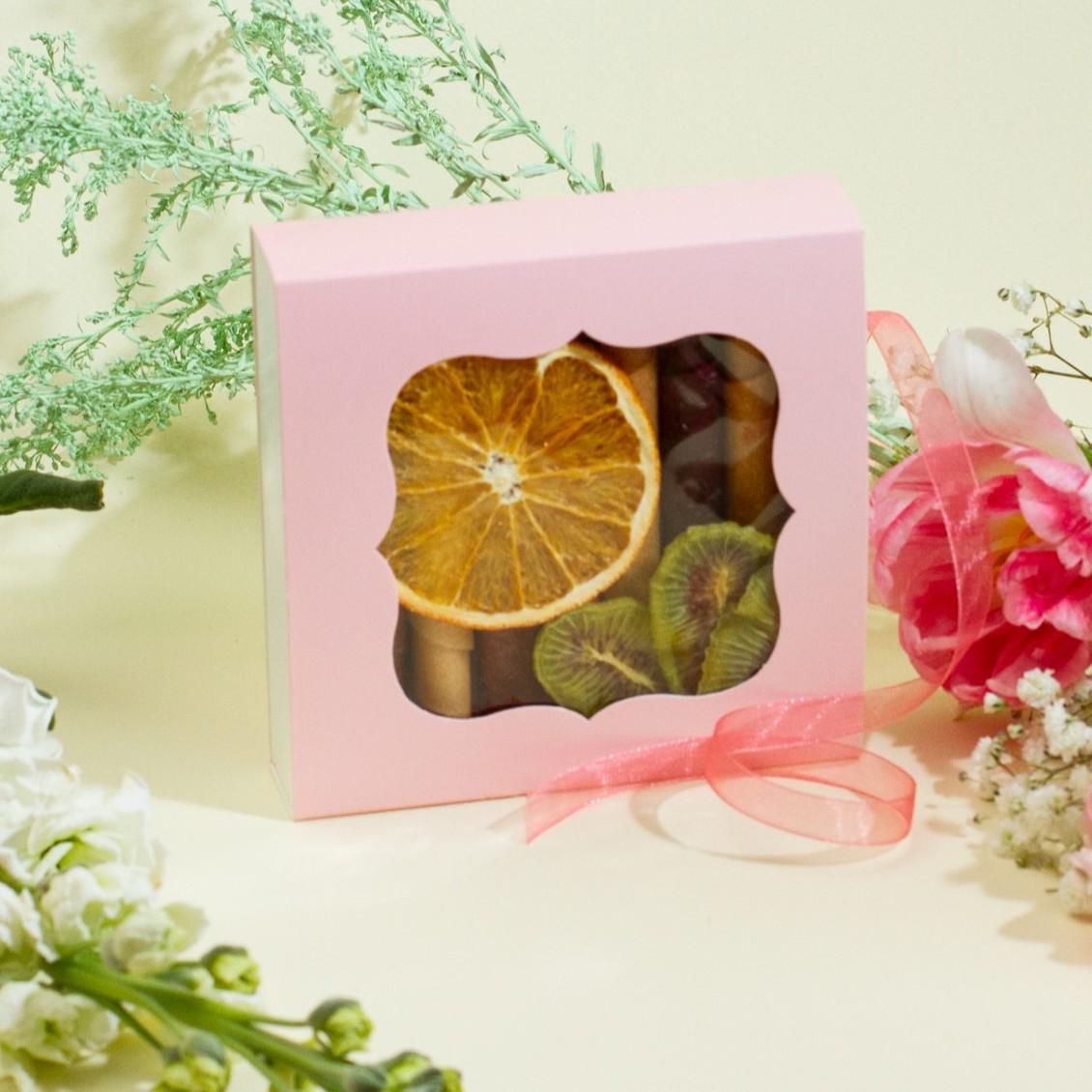 Набір пастили подарунковий Асорті 150 г Рожевий (FS-05003/3)