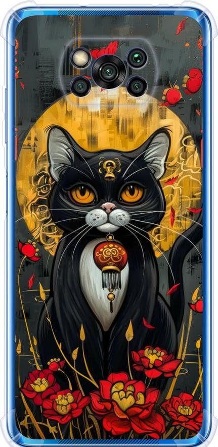 Чехол на Xiaomi Poco X3 China Cat (6134sp-2073-42517)