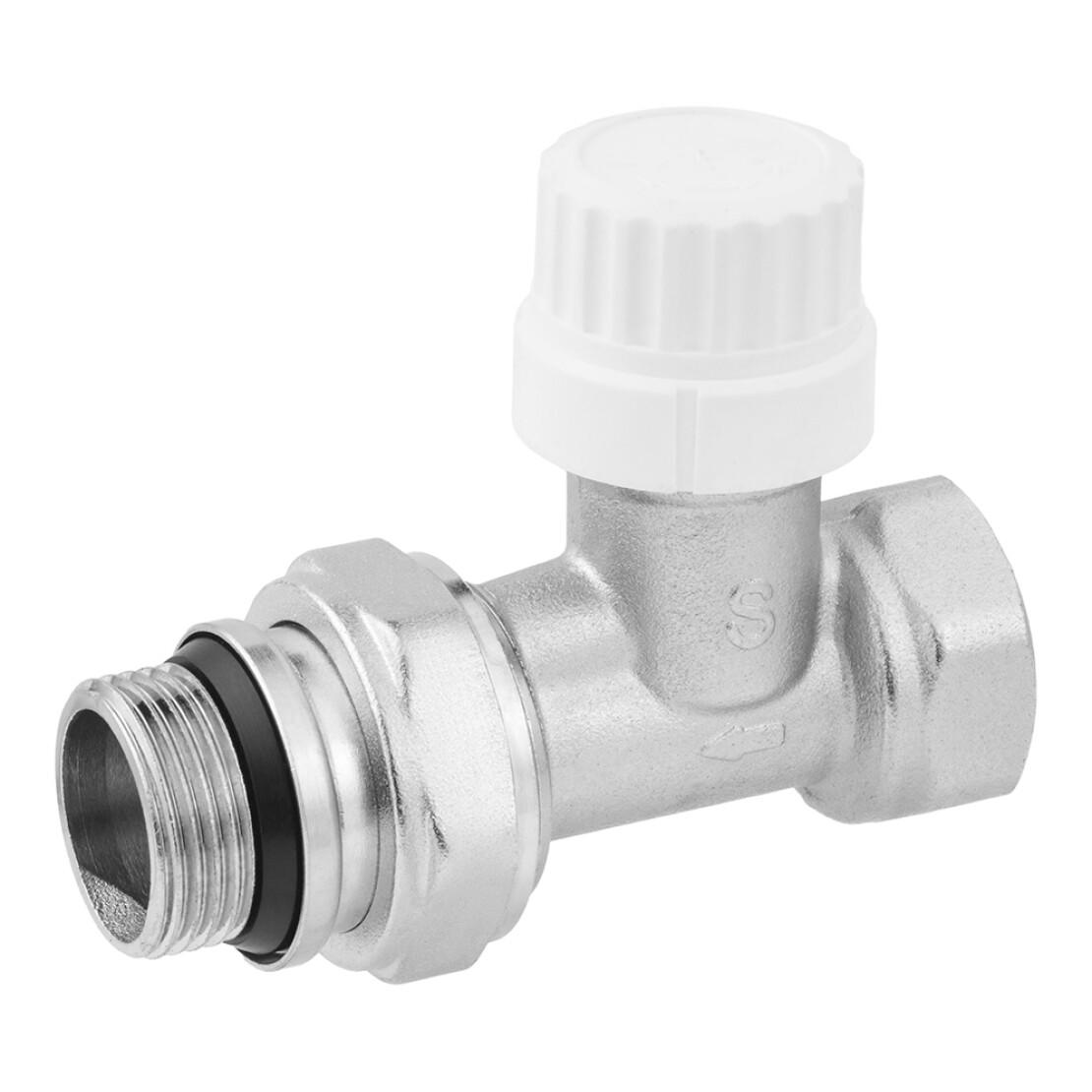 Термостатический радиаторный клапан прямой STA CV033262 3/4" с американкой Термостатический радиаторный клапан прямой STA CV033262 3/4" с американкой