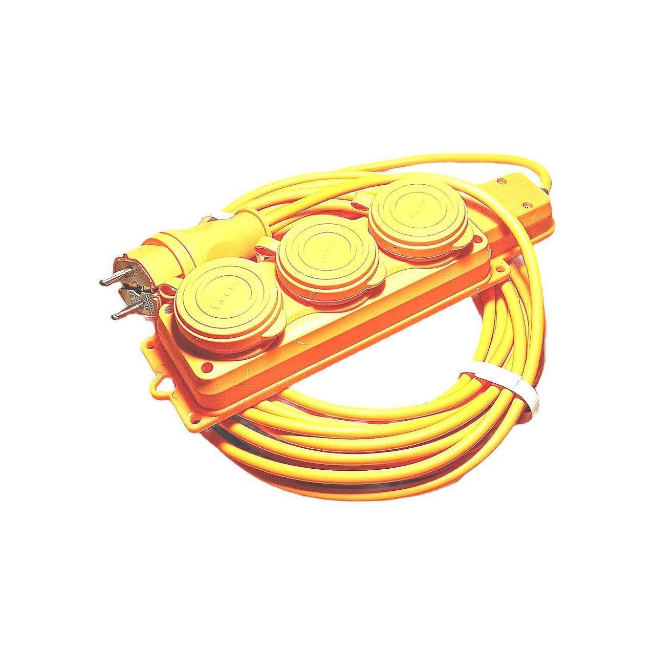 Удлинитель Sokol 3 розетки с заземлением 10 м (7.5.1.166889)