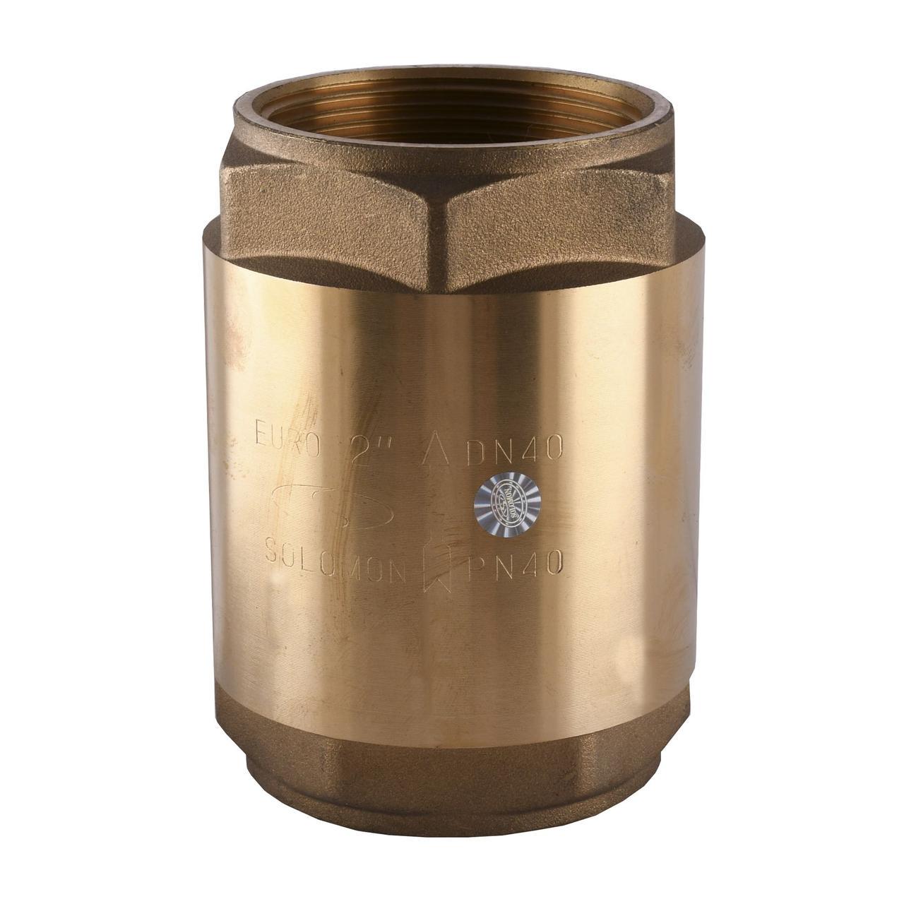 Клапан обратного хода воды Solomon EUROPA 6026 с латунным штоком 2" (2642390247)