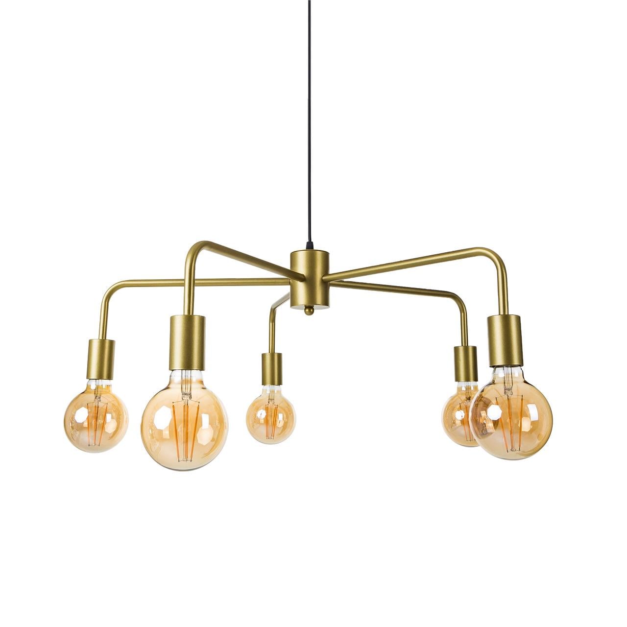 Люстра подвесная молекула Атмолайт Star P 5L 660/340 Золото