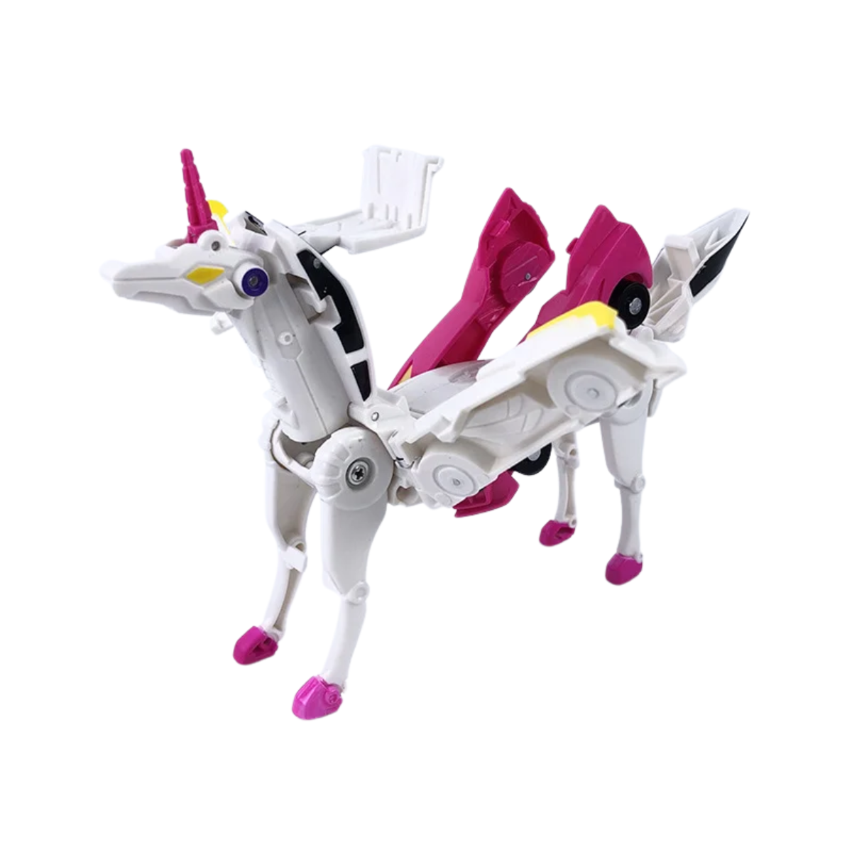 Дитяча ігрова фігурка Автотрансформер Пегас WhimeToy Рожевий (2880)