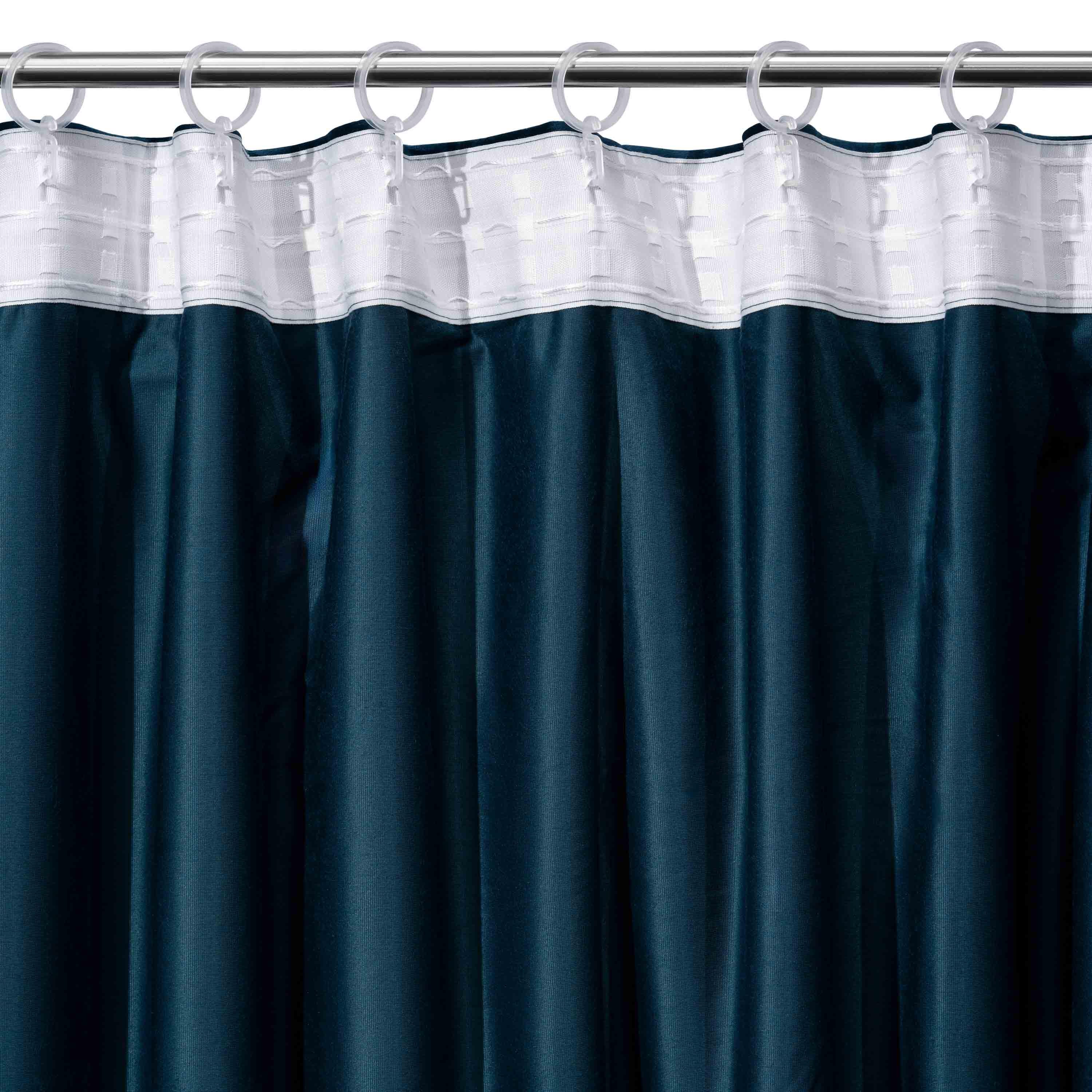 Штора Ardesto ART1030NA велюр/поліестер 150x270 см Темно-синій (750ca83a) - фото 4 Штора Ardesto ART1030NA велюр/поліестер 150x270 см Темно-синій (750ca83a) - фото 4
