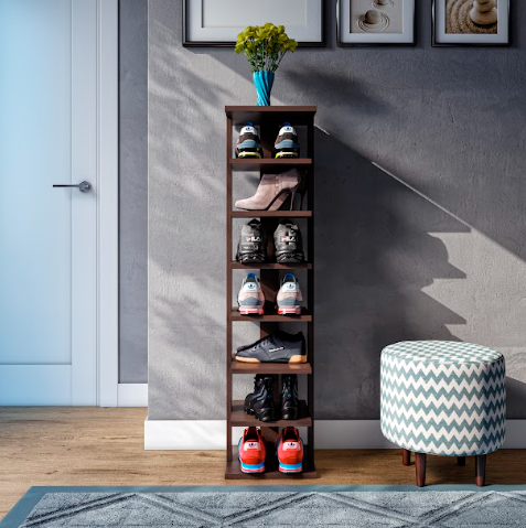 Подставка для обуви ДСП 1140х280х260 мм Венге (T-13) - фото 2 Подставка для обуви ДСП 1140х280х260 мм Венге (T-13) - фото 2