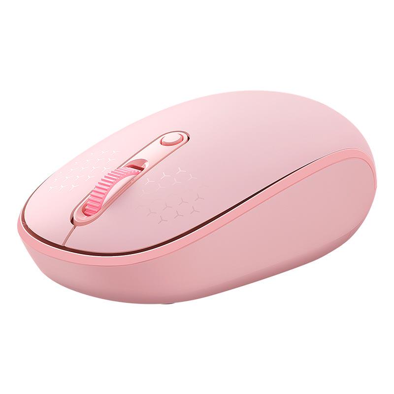 Миша комп'ютерна BASEUS F01B Tri-Mode бездротова Pink (B01055503413-00)