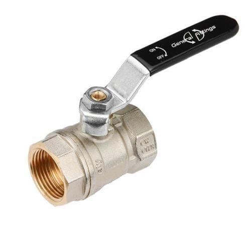 Кран шаровой General Fittings 1 1/2" ВВ прямой латунь (7S00L1N141400A) Кран шаровой General Fittings 1 1/2" ВВ прямой латунь (7S00L1N141400A)