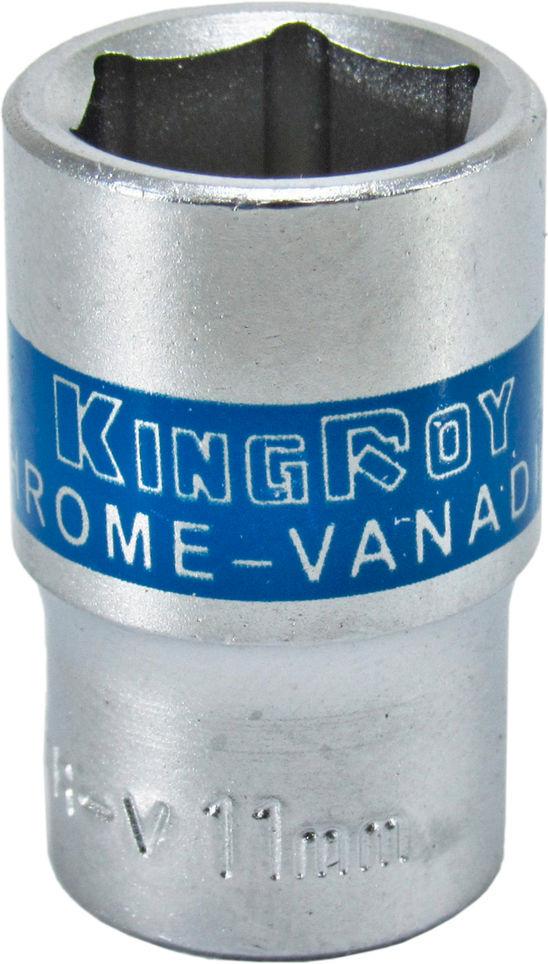 Головка торцевая низкая шестигранная KING ROY 1/4 11 мм (30161-11)