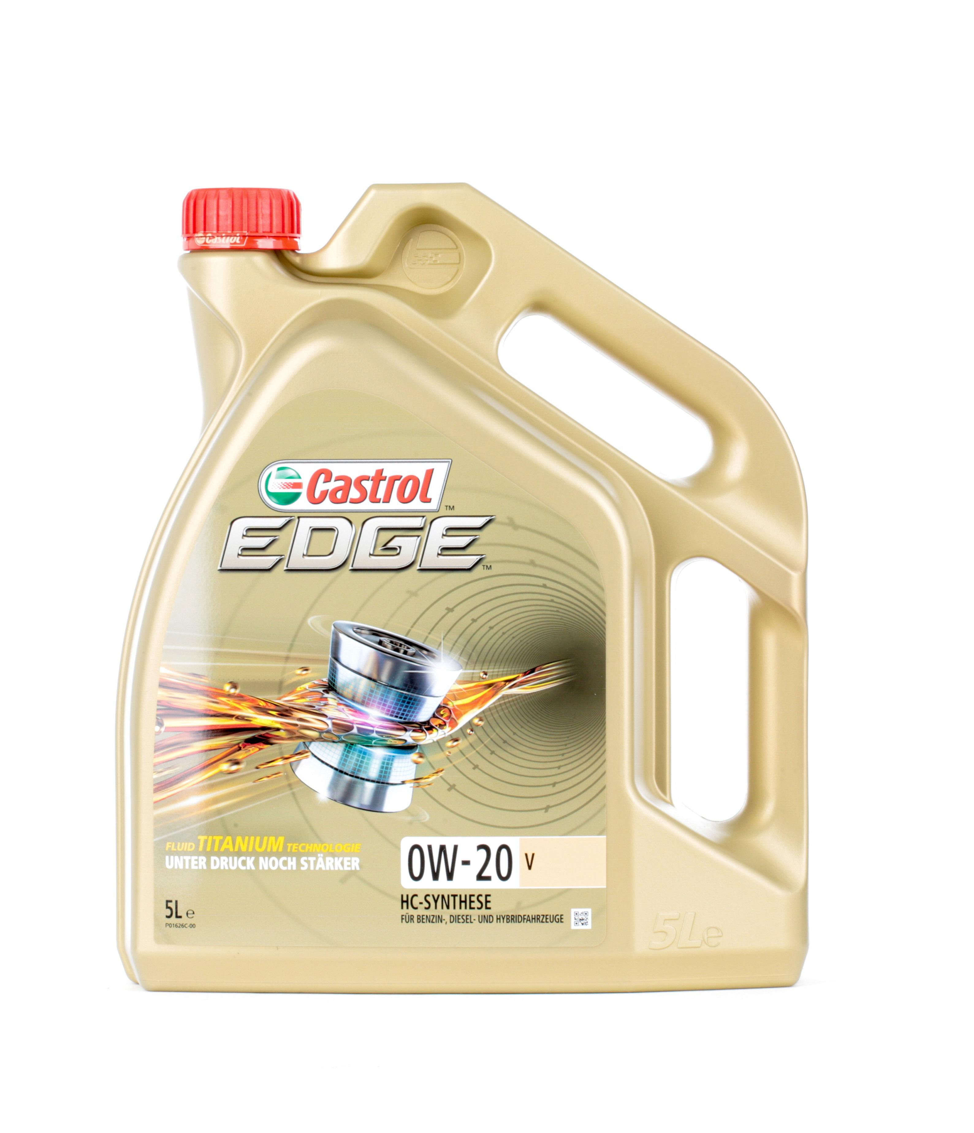 Моторное масло Castrol Edge V 0W-20 5 л