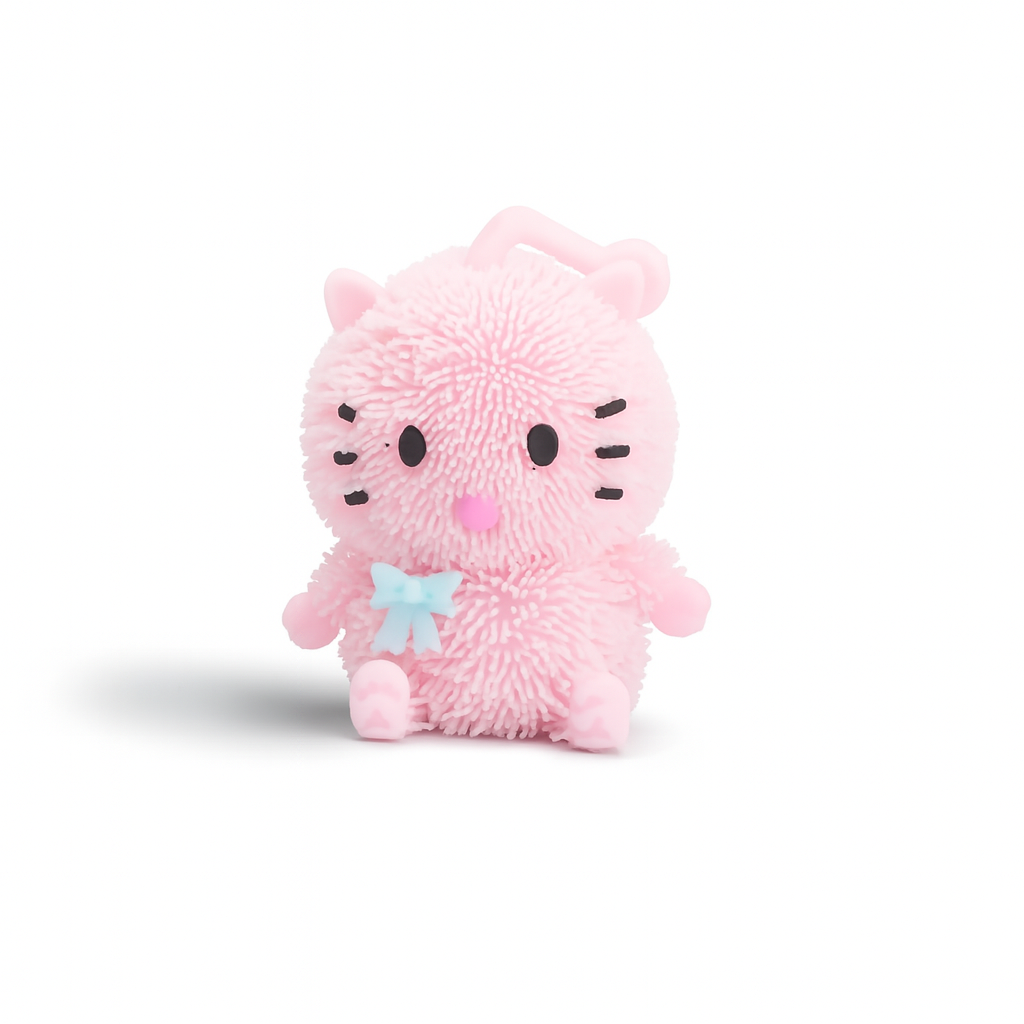 Антистресс котенок с подсветкой Розовый (0200)