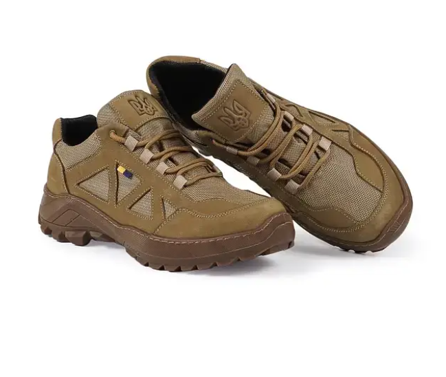 Кросівки чоловічі демісезонні натуральний нубук р. 40 Пісочний