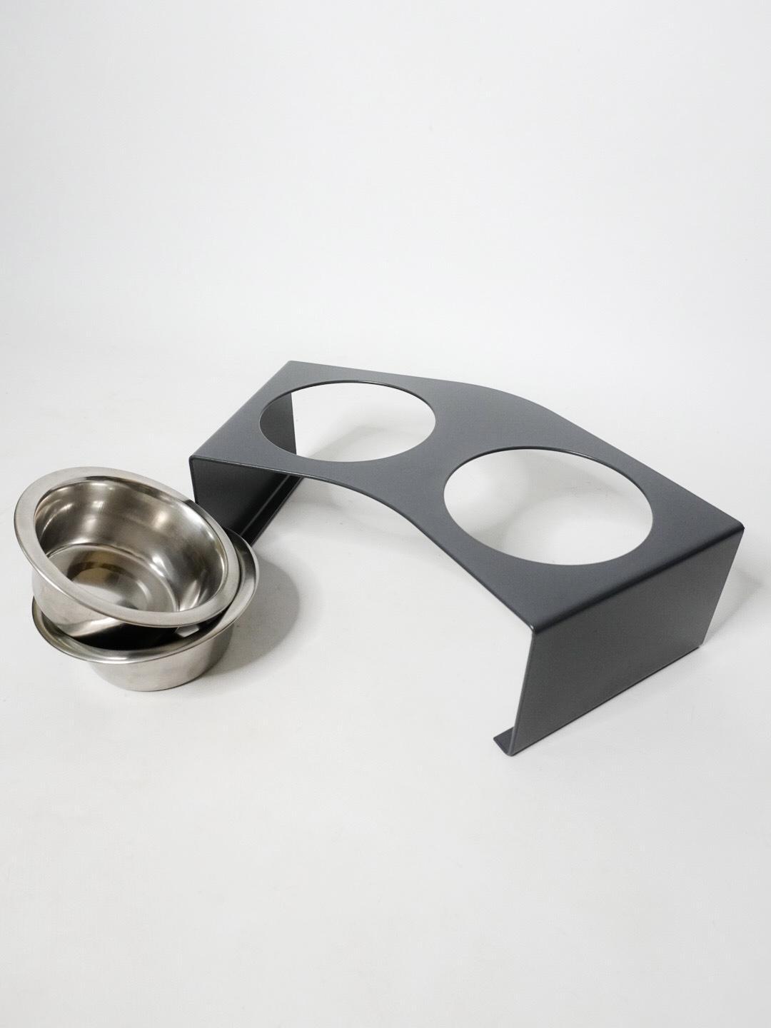 Кормушка Pet table подставка для собак средних пород на 2 миски металл 150 мм 0,75 л Графитовый (24436808) - фото 3 Кормушка Pet table подставка для собак средних пород на 2 миски металл 150 мм 0,75 л Графитовый (24436808) - фото 3