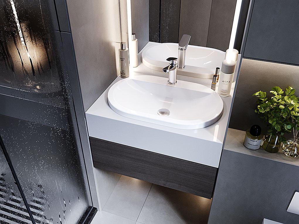 Умивальник накладний Luxor Europa Low (705) - фото 5