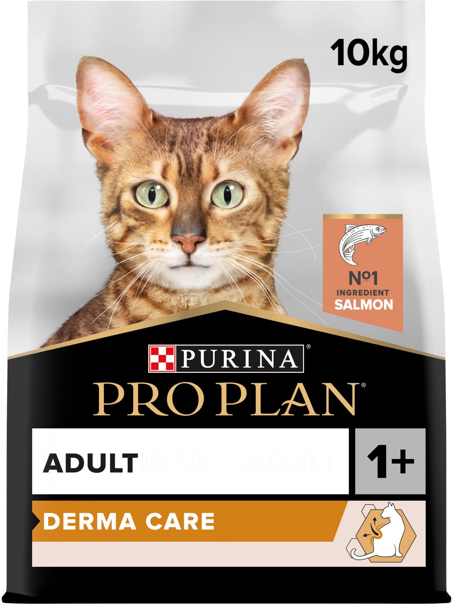 Сухий корм для котів Purina Pro Plan Derma Care підтримка здоров'я шкіри та краси вовни з лососем 10 кг (7613036529235) - фото 4